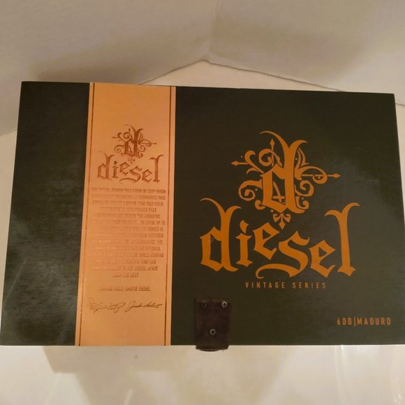 Suenos de Saundra Upcycled, Extremely Rare Diesel Vintage Cigar Box, Storage - Picture 2 of 14